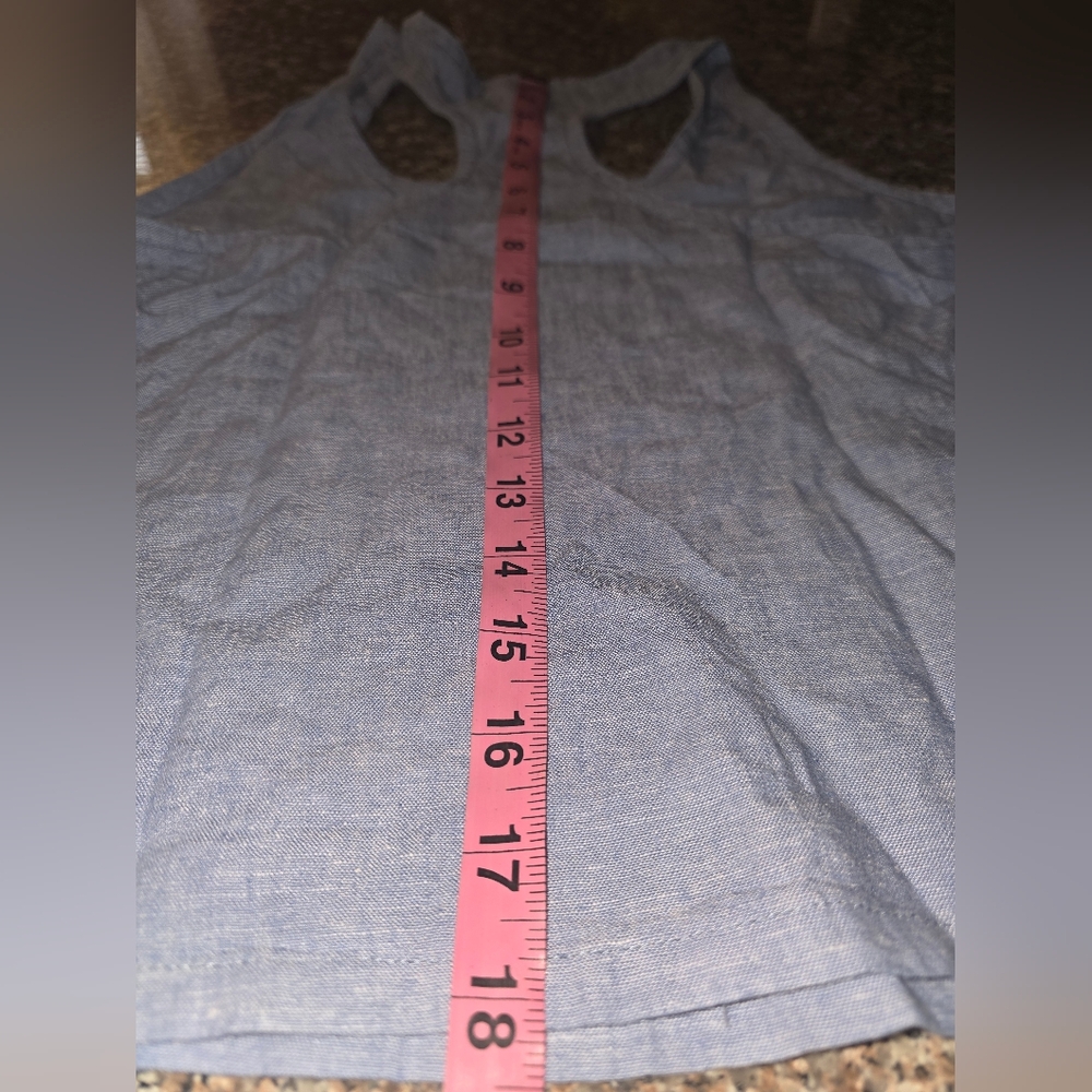Stars Above Linen & Rayon Razorback Tank Top - Picture 7 of 8
